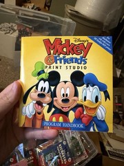 Disney Mickey & Friends Print Studio CD-ROM Windows Software