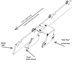 P38 Range Rover roof rack .dxf files for CNC on flash drive