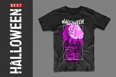 7 Halloween T-Shirt Bundle | PNG SVG EPS | Scary Pumpkin Ghost Witch Designs