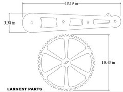 Steam punk wood lamp dxf format file for CNC cutting on CD for LASER