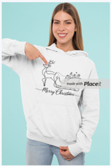 16 pcs Merry Christmas Reindeer Digital Art Festive Cartoon Christmas Design