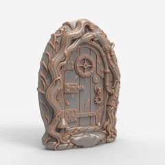 Steampunk Fairy Door 3D Art File – STL for Router & 3D Printer Use