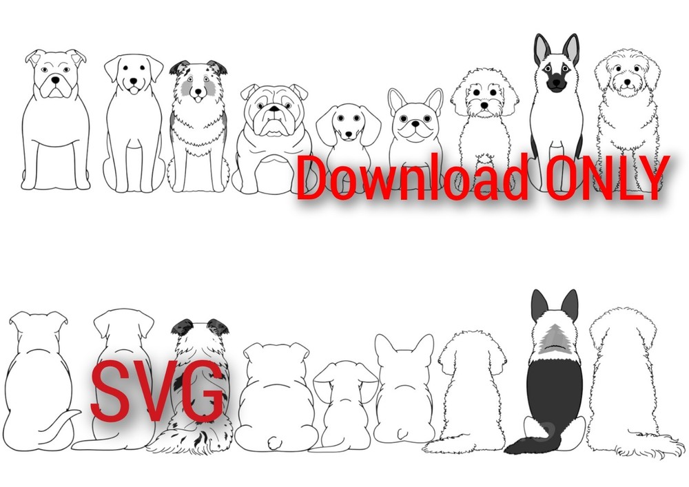 DOG LOVER SVG Image Clipart Design Vinyl Decal Sticker ** Download ONLY