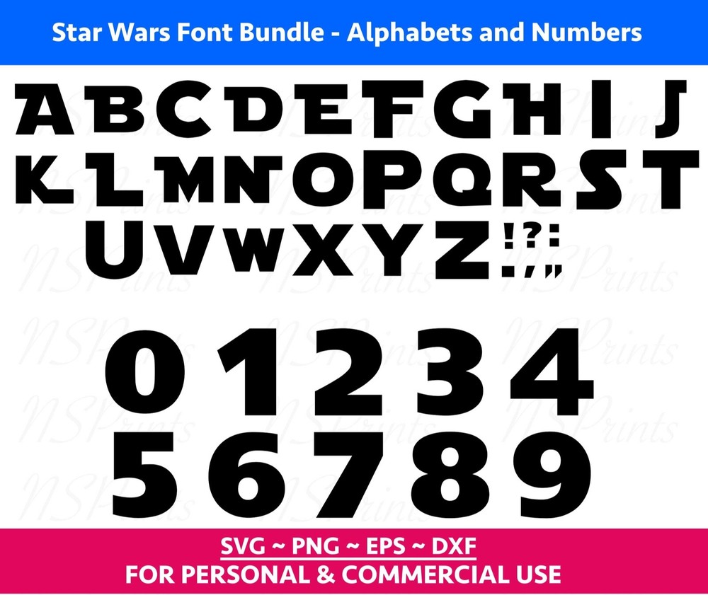 Star Wars Font Svg, Star Wars Jedi Alphabet TTF Include, Star Wars Letters Svg,