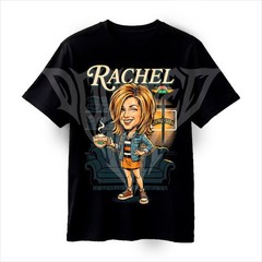 Friends TV Series Inspired Ross Phoebe Rachel Joey Chandler Shirt design pack