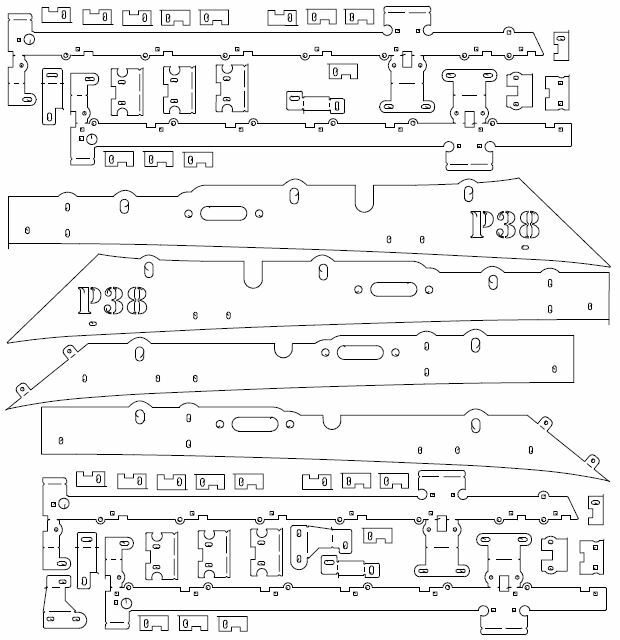 P38 Range Rover roof rack .dxf files for CNC on flash drive