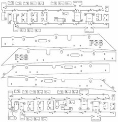 P38 Range Rover roof rack .dxf files for CNC on flash drive