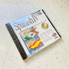 Multimedia Spanish IV 4 Pro One for IBM Windows PC CD-ROM Software – New Sealed