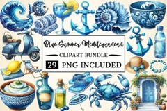Mega Summer Clipart Bundle, 50 Collections, Digital Download