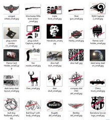 dxf format complete art collection on CD for plasma cutting 130+ files by FNFAB