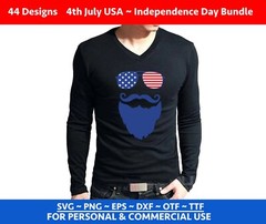 44 designs 4th of July SVG Bundle, patriotic svg, america svg, Fourth July SVG