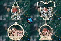 Christmas Mega SVG Bundle 250+ Laser Cut Files Glowforge Cricut Digital Download