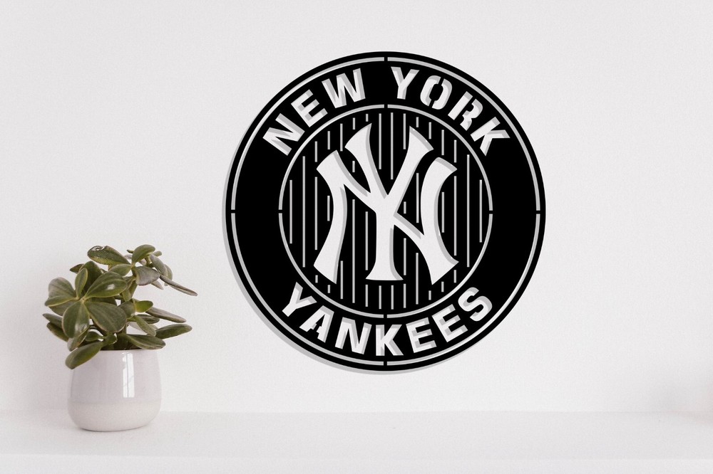 New York Yankees Laser cut vector files dxf, svg, eps. ai, pdf, png