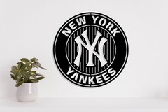 New York Yankees Laser cut vector files dxf, svg, eps. ai, pdf, png
