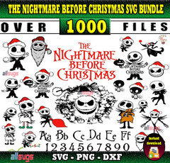 Nightmare before Chirstmas SVG Bundle – Halloween & Horror Cut Files for Cricut