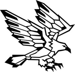 Eagle Geometric Wall Art – DXF SV – DXF SVG DWG PDF CNC Plasma Laser Wood Router