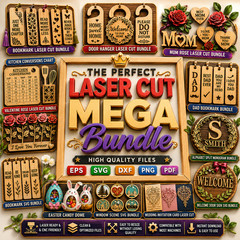 470+ 3D Crafts SVG Mega Bundle | Laser Cut Files for Glowforge, Digital Download