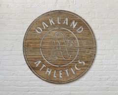 Oakland Athletics Laser Cut file dxf, svg, eps. ai, pdf, png Ready to cut
