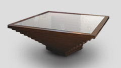 NEW square parametric Coffee table cnc cutting autocad & artcam DXF .AR