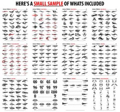 TRIBAL CLIPART-VINYL CUTTER PLOTTER IMAGES-EPS VECTOR CLIP ART SIGN GRAPHICS CD