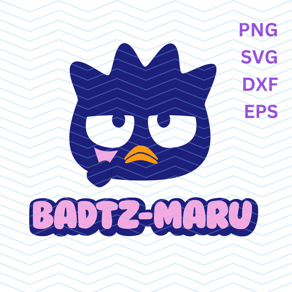 Badzt-Maru S4nrio Kitty SVG Cricut, Silhouette Cut Files