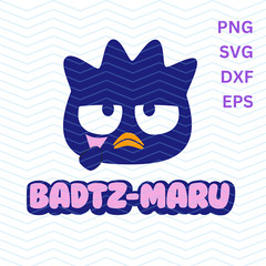 Badzt-Maru S4nrio Kitty SVG Cricut, Silhouette Cut Files