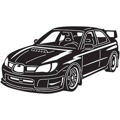 DXF SVG PDF JPG For CNC Laser Plasma Cut Wood Router- JDM Car 27 – Ready to Cut