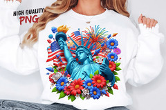 4th of July USA PNG Bundle Retro Sublimation Designs, Digital Download