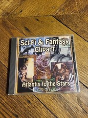 Sci-Fi& Fantasy Clip Art- Atlantis To The Stars, Windows 95 CD-ROM