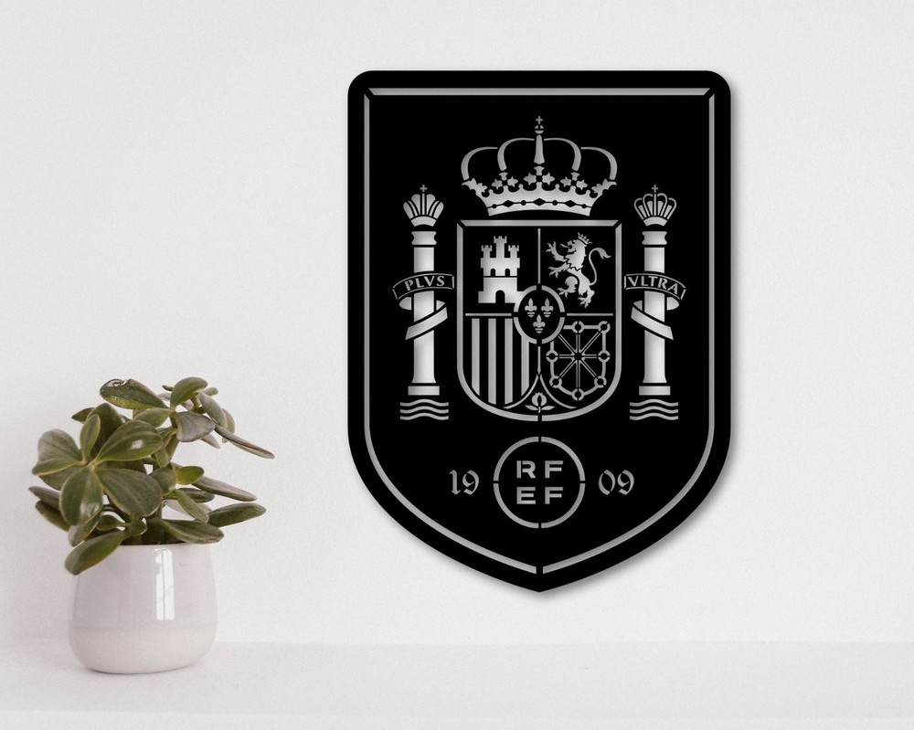 Spain team metal Laser Cut file dxf, svg, eps. ai, pdf, png Ready to cut