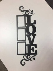 DXF CNC FILE for Plasma Laser Waterjet Plotter Router LOVE Vector CNC CAD