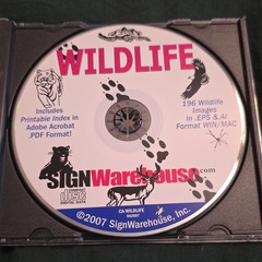 SignWarehouse CA-WILDLIFE Wildlife Clipart CD-ROM 1996 Images EPS AI Win/Mac