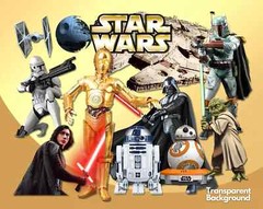 Star Wars Clipart PNG, Star Wars Posters I Star Wars Art Head