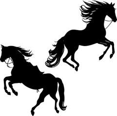 Horse DXF Sign Metal Plasma Laser Waterjet Router Plotter Cut Vector CNC Svg
