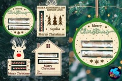 Christmas Mega SVG Bundle 250+ Laser Cut Files Glowforge Cricut Digital Download