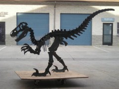 GIANT Dinosaur dxf clip art for CNC on CD for plasma, laser. OVER 10′ long!