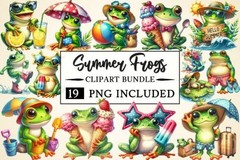 Mega Summer Clipart Bundle, 50 Collections, Digital Download