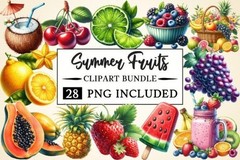 Mega Summer Clipart Bundle, 50 Collections, Digital Download