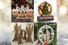 Christmas Laser Cut Mega Bundle 20+, 3D SVG Files, Digital Download