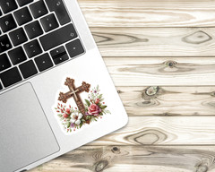 36 Christian Stickers PNG Bundle Bible Verse Faith Decals Jesus Sublimation Craf