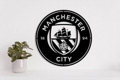 Manchester City metal Laser Cut file dxf, svg, eps. ai, pdf, png Ready to cut