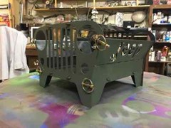 JEEP DXF File Firepit CNC Plasma Laser Waterjet Plotter Router Vector CNC File