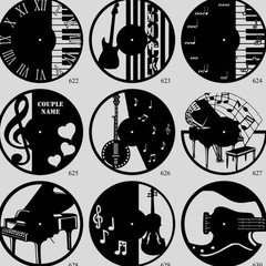 Music 90 Designs Digital Files Laser Plasma Cutting Instant Download Ai Ctr Svg