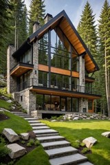 350 + exterior house designs, modern house, modern farm house, digital download