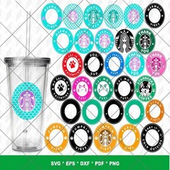 Starbucks SVG Bundle – Coffee Cut Files for Cricut, Silhouette & Laser Cutting