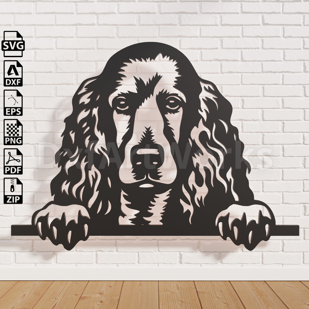 STANDARD POODLE DOG-CLIPART VECTOR CLIP ART GRAPHICS-SVG DXF EPS PNG PDF ZIP