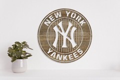 New York Yankees Laser cut vector files dxf, svg, eps. ai, pdf, png