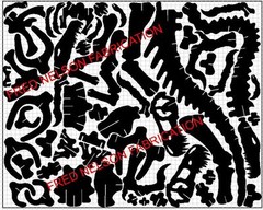 BIG Dinosaur dxf file on CD for 3/16th steel. CNC Plasma, laser, water jet