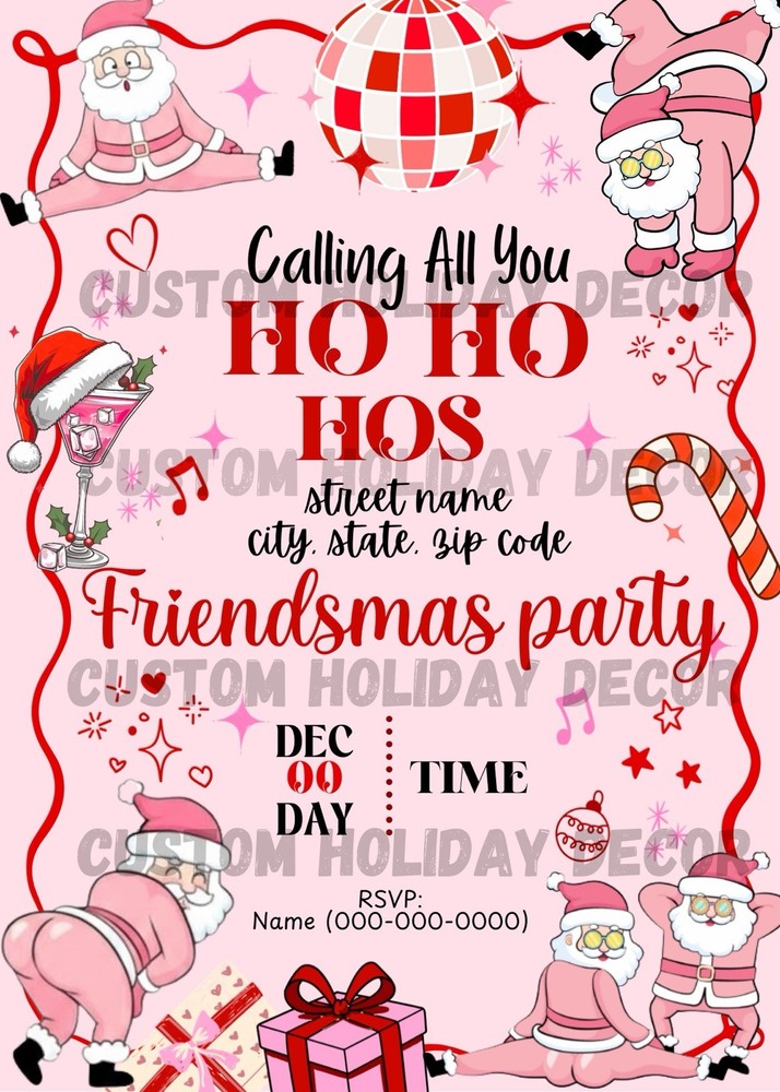Friendsmas Invitation