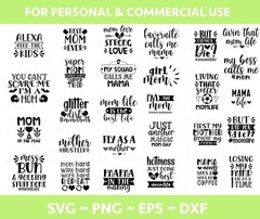28 Mom quotes bundle svg, Mom bundle svg, Mom life svg, Mama svg, Funny Mom Svg,